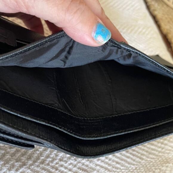 gucci unisex wallet G mark canvas & leather vintage authentic - Picture 6 of 12